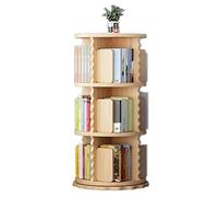 AKALNNB Librerie Rotante a 360 ° Libreria In Legno Massello Rack Home Book Storage Rack Picture Book Rack Pizzo