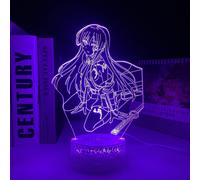 Akame Ga Kill Anime Figure 3dled Light White Base for Kids Bedroom Decor Brithday Gift Night Light Manga Room Desk 3d Lamp
