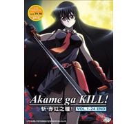 Akame Ga Kill Vol.1-24 FINE DVD anime completo [Dub inglese]