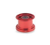 AKAMI Bobina di Ricambio Rely DC in Alluminio Anodizzato Ultralight 88 g - Compatibile con Mulinelli Shimano (Red, DC 2.5-0.40/200 MT)