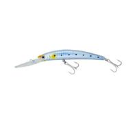 Akami DOURO Artificiale da Pesca Mare - Fino a 3 m di Profondità | Riflettente e Realistico | Ideale per Traina e Lancio | Oscillazione Naturale | Ancorette Rinforzate (WHITE FLASH)