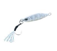 Akami Pin Jig Micro Jig - Esca da Jigging Affondante per Sgombri, Sugarelli e Tonnetti - Perfetto per il light shore jigging e vertical da barca (ZEBRA GLOW, Jig 7 gr | 41 mm)