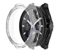 Akancy [2 Stück] Custodia rigida compatibile con mi watch 2 pro con pellicola protettiva, 9H Durezza Hart PC Case sottile in vetro temperato per Smart, trasparente nero