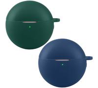 Akanry 2 pezzi compatibile per Huawei Freebuds 7i Custodia per cuffie,[Supporta la ricarica wireless] [Custodia protettiva antiurto] Custodia protettiva in silicone protettiva (blue Green)