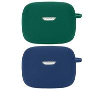 Akanry 2 pezzi compatibile per JBL TUNE 245NC Custodia per cuffie,[Supporta la ricarica wireless] [Custodia protettiva antiurto] Custodia protettiva in silicone protettiva per cuffie (blue Green)
