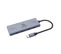Akasa 4 Port USB-C USB 3.2 Gen 2 Multiport Hub con Stecker AK-CBCA32-18BK