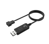 Akasa 5V zu 12V DC Step-Up Voltage Konverter Kabel Usb Cavo AK-CBFA10-60BK
