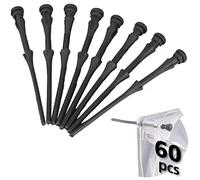 Akasa 60 supporti per ventole in gomma | perni in gomma siliconica | Supporti per ventole antivibranti | 60 pezzi | 73 mm | nero | AK-MX003-BKT60