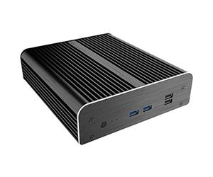 Akasa A-NUC38-M1B INTEL NUC CASE NEWTON S7D, FANLESS, SUPPORT 2.5 HDD/SSD, 4 USB