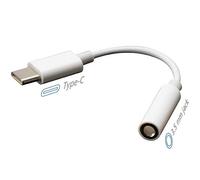 Akasa Adattatore jack per cuffie da USB Type-C a 3,5 mm | Compatto e altamente portatile | 100 mm | Bianco | AK-CBCA27-10WH