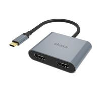 Akasa AK-CBCA26-18BK 3.2 Gen 1 (3.1 Gen 1) USB tipo-C Uscita HDMI Type-C to Dual