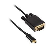 Akasa AK-CBCA17-18BK USB Type-C VGA 1,8 m Nero to VGA 1.8m