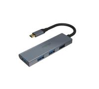 Akasa AK-CBCA25-18BK hub di interfaccia USB 3.2 Gen 1 (3.1 Gen 1) Type-C 5000 Mbit/s Grigio