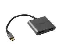 Akasa AK-CBCA26-18BK 3.2 Gen 1 (3.1 Gen 1) USB tipo-C Uscita HDMI Type-C to Dual