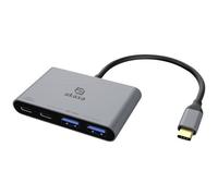 Akasa AK-CBCA31-18BK Hub USB 2+2 Porte USB-A USB 3.2 Gen2 10 GBit/s con spina