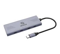 Akasa AK-CBCA32-18BK Hub USB 4 Porte USB-A USB 3.2 Gen2 10 GBit/s con spina US