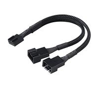 Akasa AK-CBFA04-15 PWM Cavo Fan Splitter, 15 cm, Nero