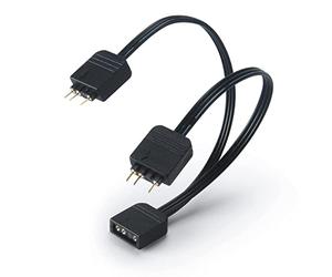 Akasa AK-CBLD08-12BK - Splitter LED RGB da 1 a 2 | 120 mm | AK-CBLD08-12BK