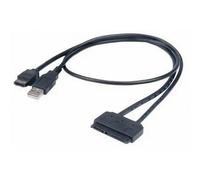 Akasa Flexstor eSATA USB 0,4 m eSATA Maschio Nero f/ 2.5" AK-CBSA03-80BK