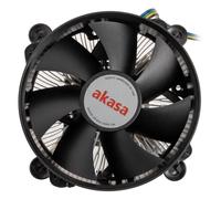Akasa AK-CC6603EP01 sistema di raffreddamento per computer Processore Dissipatore di calore/Radiatore 9,5 cm Alluminio, Nero 1 NEW