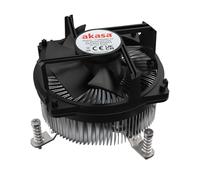 Akasa AK-CC6608BP01 Low Profile CPU-Kühler - Sockel LGA 1700, 63,2 mm Höhe