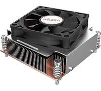 Akasa Intel LGA1700 Processore Raffreddatore ibrido 7 cm Nero, Rame, Grigio 1 pz