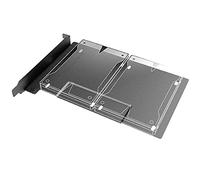 AKASA - Staffa di Montaggio per SSD / HDD da 2.5' su Slot PCIe / PCI Colore Nero - SPEDIZIONE GRATUITA