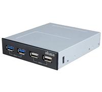 Akasa AK-ICR-12 InterConnect S V3 USB Hub, Nero