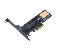 Akasa AK-PCCM2P-02 PCIe M.2 PCIe 2.0 Nero Oro PC Passivo SSD to PCIe adapter
