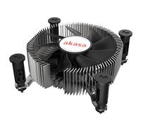 Akasa Alluminio Intel® LGA1700 Mini-ITX Cooler | Designed for Core™ i9 processors up to 73 TDP | 74 PWM Fan | Heatsink with Copper Core | 29,92 mm Low Profile | AK-CC6602HP01
