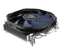 Akasa Alucia H4i, Intel LGA1700/1200/115X Compatible, 4-Copper Heatpipes with Ball Bearing CPU Cooler, 92 mm Fan, Massimo 3600 RPM Speed, Low-Noise Cooling Fan, AK-CC7501BP01