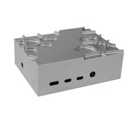 Akasa Aluminium Gehäuse per Raspberry Pi 4B con Thermal-Kit A-RA09-M1S