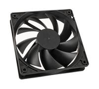 Akasa Black 12cm case fan Ventilatore Nero 38 dB 2300 rpm AK-174BKT-B