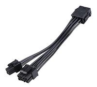 Akasa Cavo adattatore di alimentazione da 8 pin a 8+4 pin | Converte PSU ATX a 8 pin in connettori di alimentazione della scheda madre ATX a 8+4 pin | Nero | 15 cm | AK-CBPW22-15