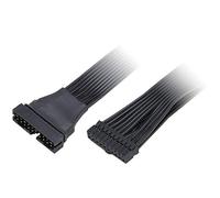 Akasa Cavo di prolunga interno USB 3.0 a 19 pin con connettore a basso profilo | Connessione maschio-femmina | 15 cm | Nero | AK-CBUB45-15BK