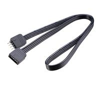 Akasa Cavo di prolunga per Striscia LED | Connettori RGB Maschio a Femmina a 4 Pin | 50 cm | AK-CBLD01-50BK