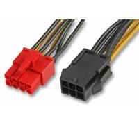 AKASA - Cavo PCIe da 6 pin a PCIe2.0 a 8 pin, 100 mm
