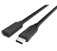 AKASA Cavo USB-C Maschio-Femmina USB 3.2 Gen 2 Prolunga 1.2m Nero AK-CBUB70-12BK