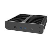 Akasa Euler CTX - Case Mini-ITX fanless in alluminio, Thin Mini-ITX, nero