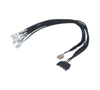 Akasa AK-CBFA07-45 Flexa FP55 Splitter per 5 Ventole PWM, 45 cm, Nero