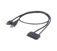 Akasa Flexstor eSATA USB 0,4 m eSATA Maschio Nero f/ 2.5" AK-CBSA03-80BK
