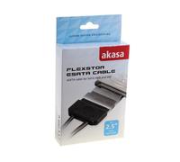 Akasa Flexstor eSATA USB cavo SATA 0,4 m Nero (Akasa Flexstor eSATA Cable for 2.5 inch SATA HDD SSD) NEW