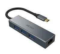 AKASA - Hub Akasa USB tipo C 4 in 1 con Ethernet
