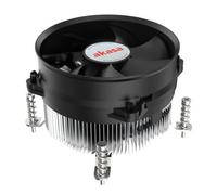 Akasa Intel LGA1700 Processore Raffreddatore ibrido 9,5 cm Alluminio, Nero 1 pz