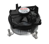 Akasa Intel LGA1700 Raffreddatore ibrido 9 cm Alluminio, Nero 1 pezzo(i) - Nouvo