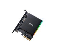 Akasa M.2 PCI-E SATA RGB LED scheda adattatore