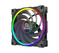Akasa Soho Ar12 Reverse Blade Addressable RGB Fan Black 120mm - 12 - AK-FN123