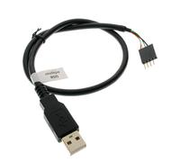 Akasa USB 2.0 USB-kabel 40cm Sort NEW