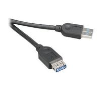 AKASA - Cavo USB 3.0 A maschio a femmina, 1,5 m nero