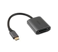 Akasa USB 3.2 Gen1 Type-C Dual Card silber AK-CR-10BK Card-Reader High Capacity